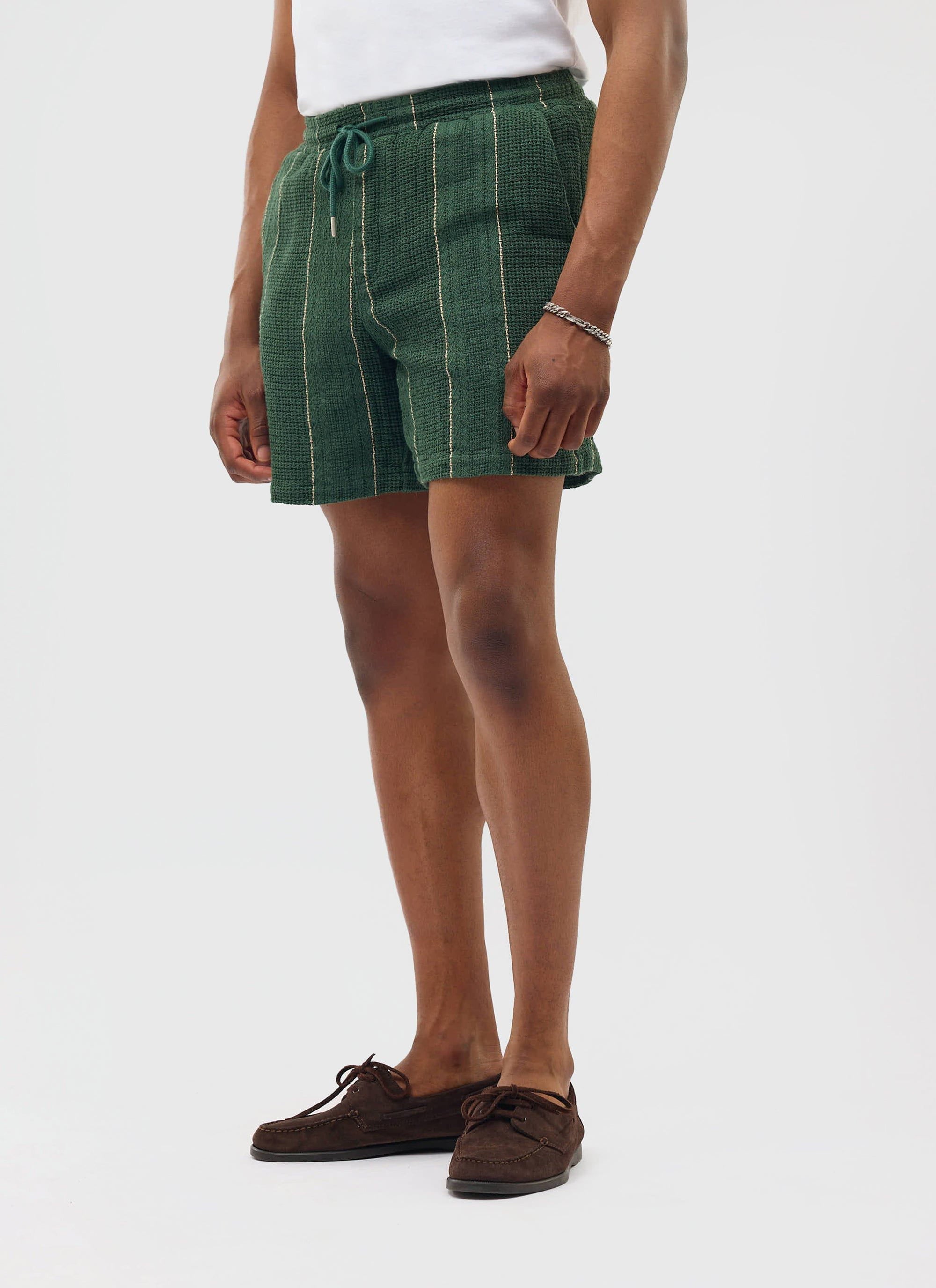 Calabria Shorts | Cotton | Forest