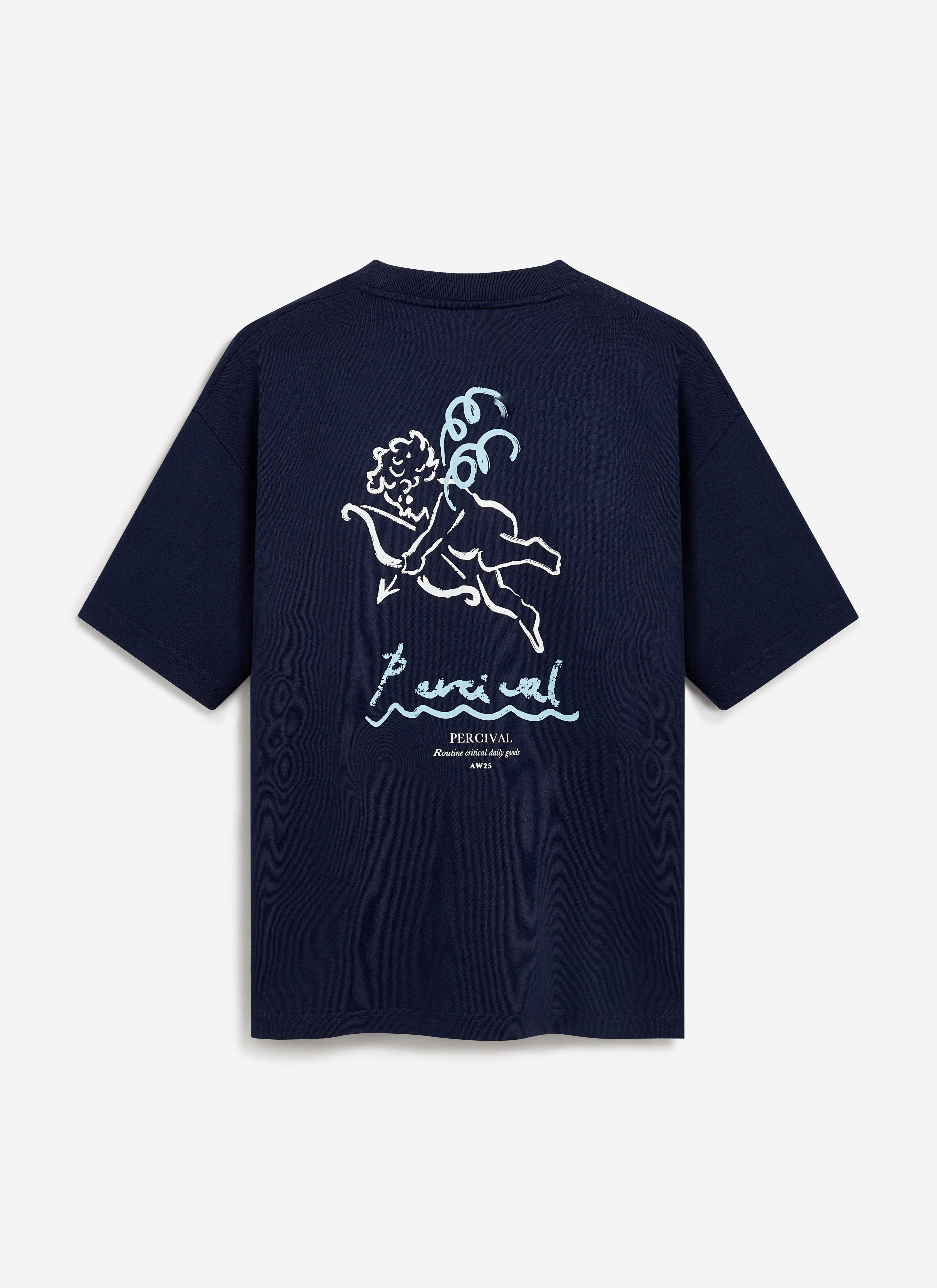 Amor Oversized T Shirt | Organic Cotton | Navy