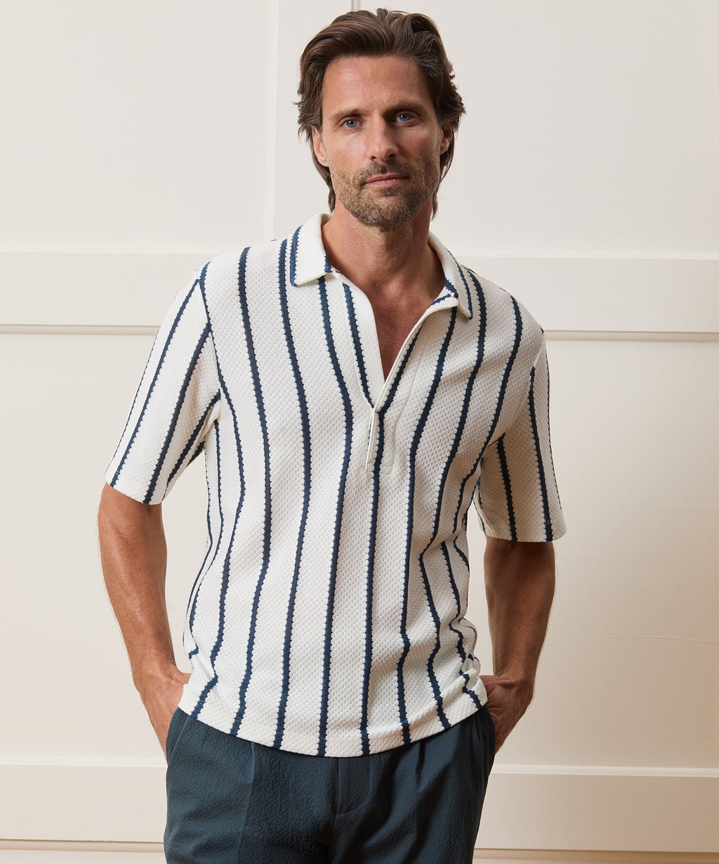 Relaxed Textured Montauk Polo