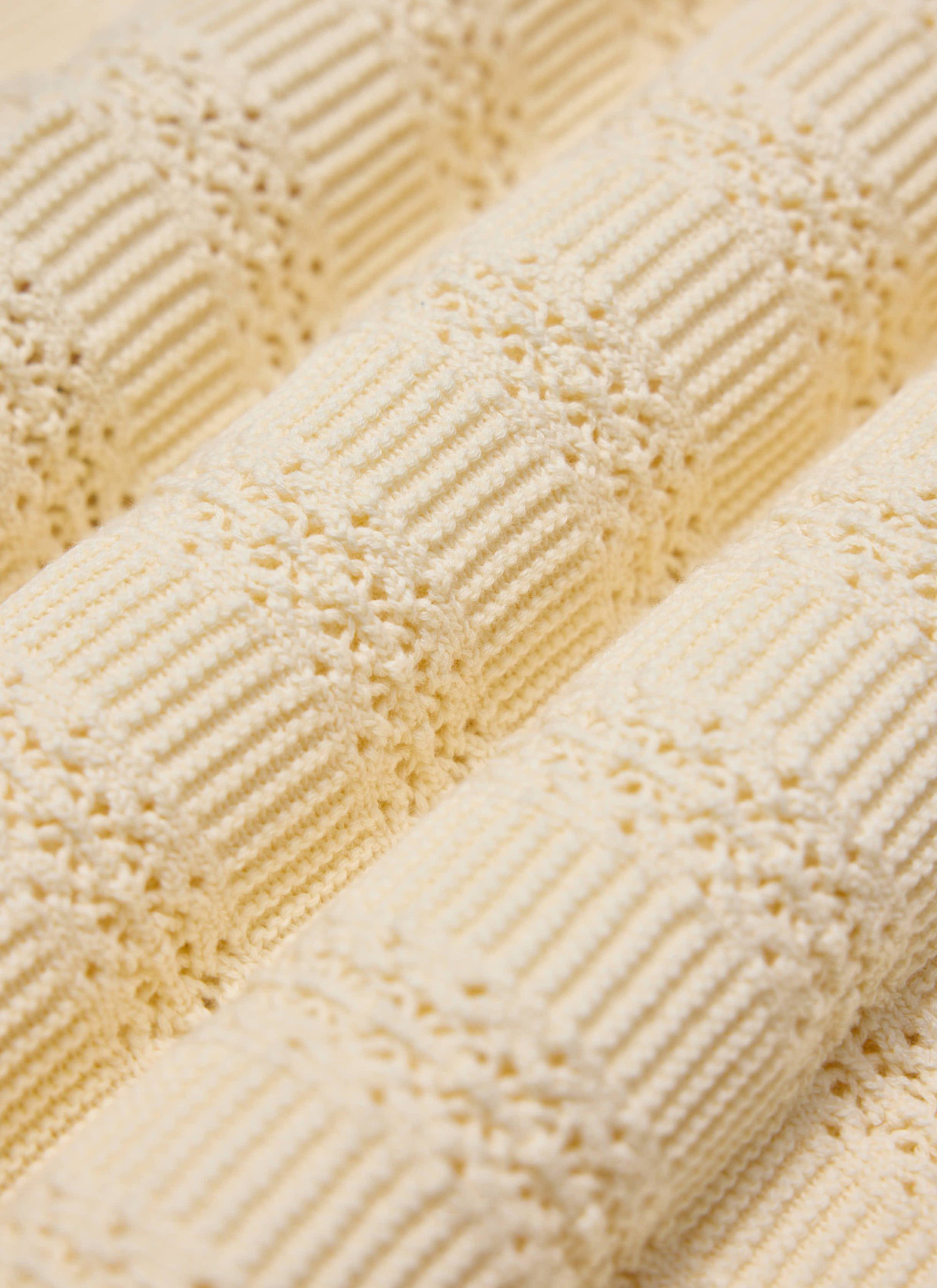 Addendum Knitted Polo Shirt | Cotton | Ecru Cream