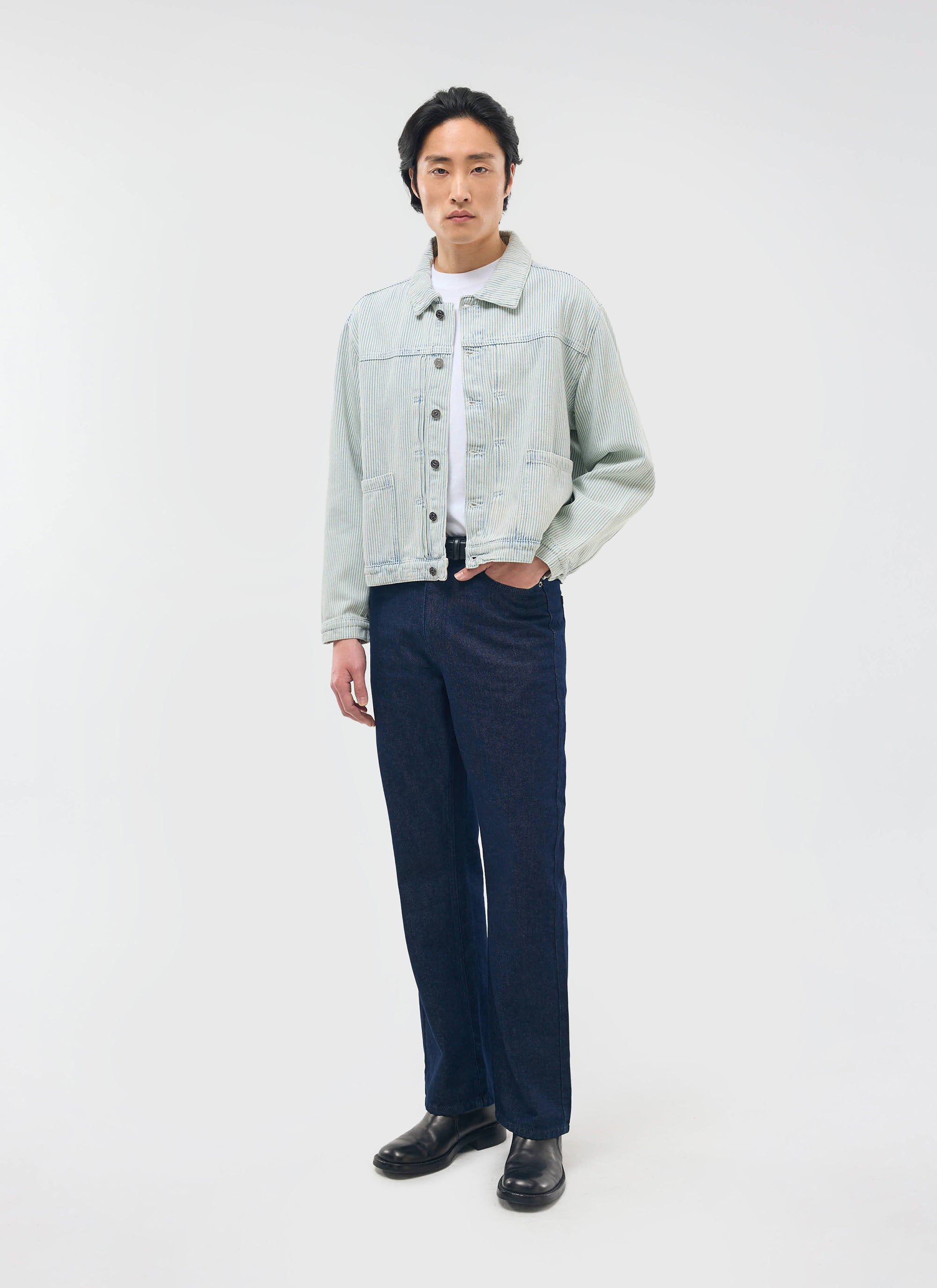 Bormio Jacket | Cotton | Hickory Stripe