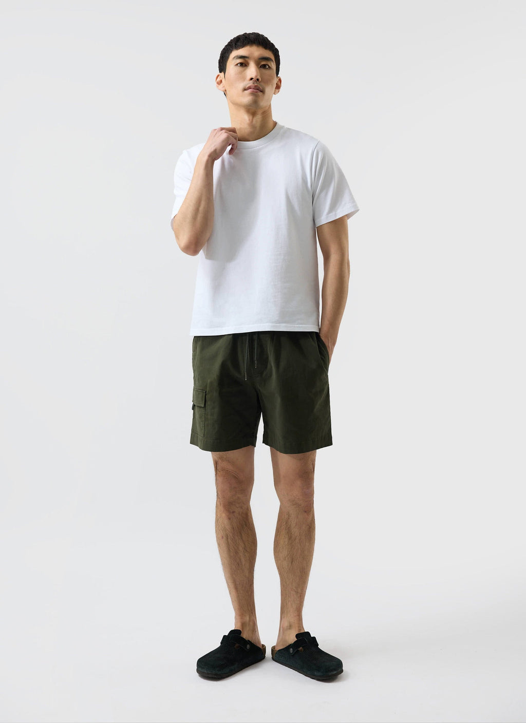 Cargo Shorts | Cotton | Forest