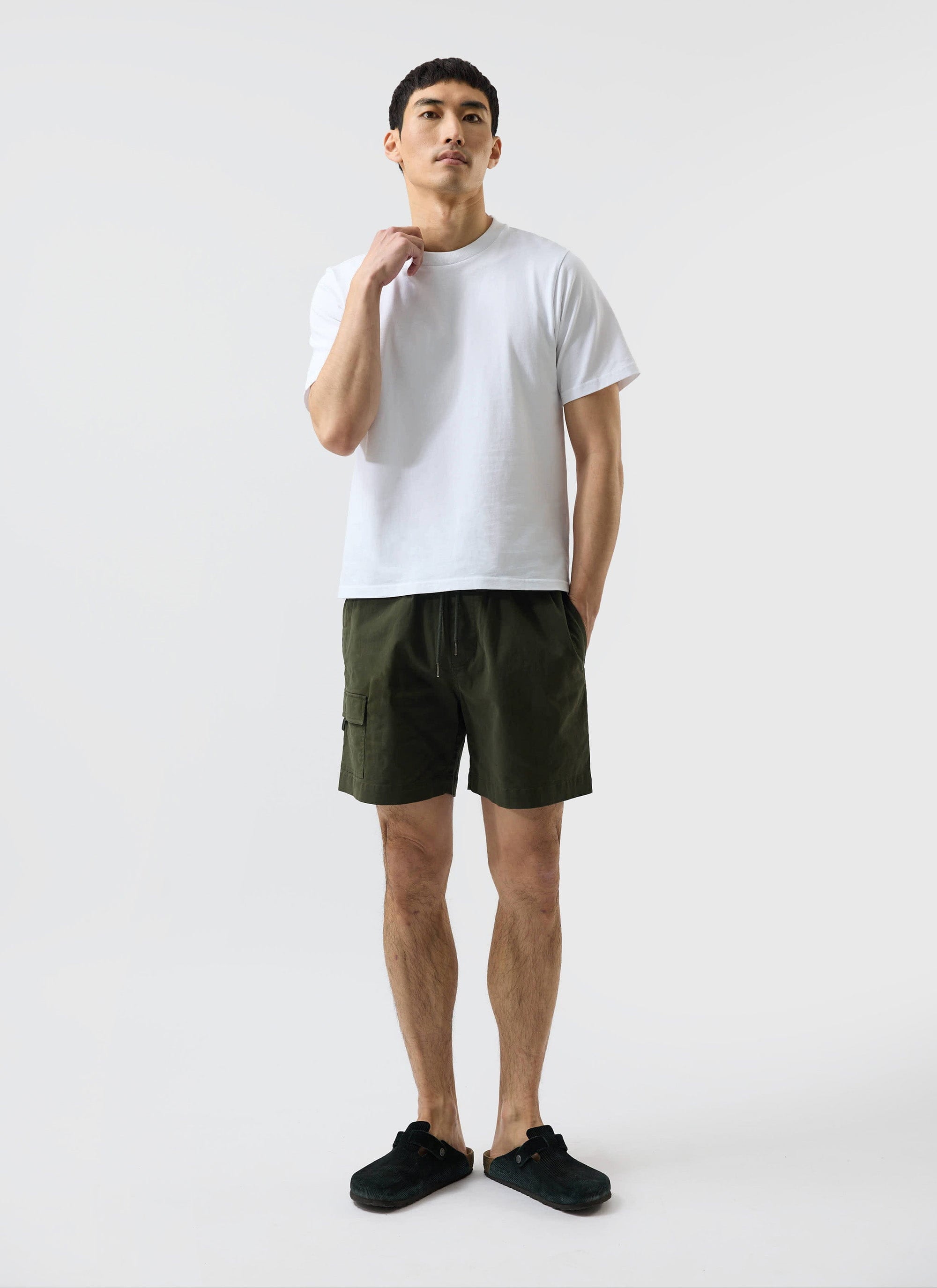 Cargo Shorts | Cotton | Forest