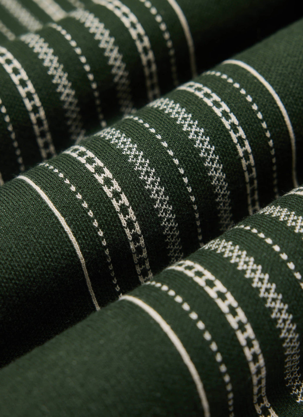 Accolades Knitted Short Sleeve Shirt | Cotton | Forest Green