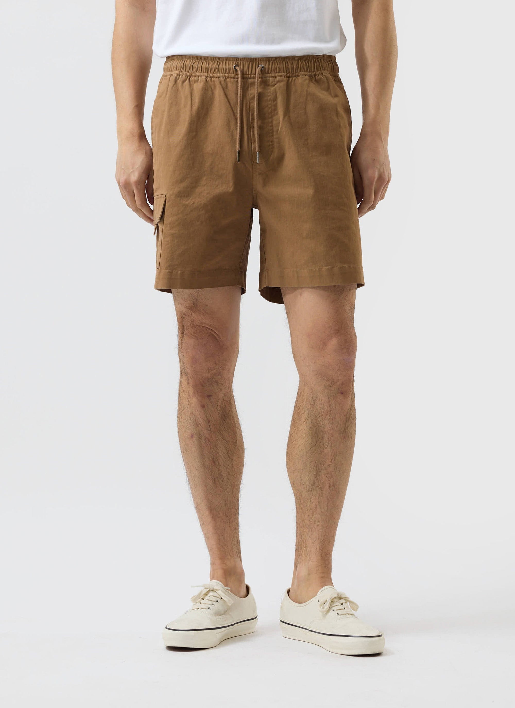 Cargo Shorts | Cotton | Tan