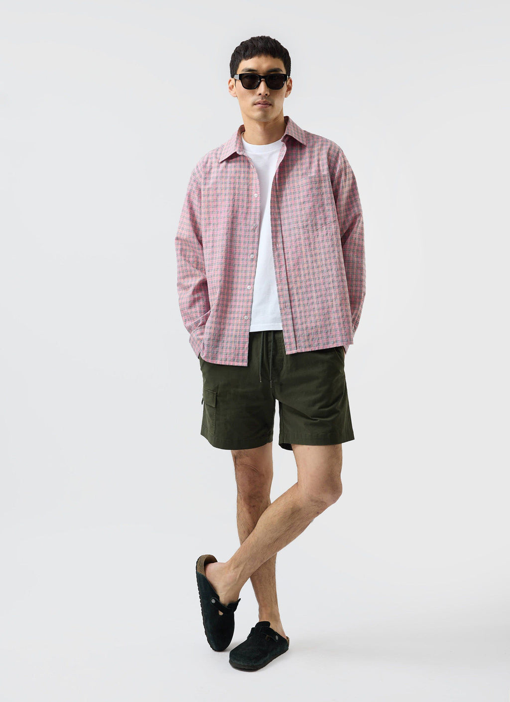 Cargo Shorts | Cotton | Forest