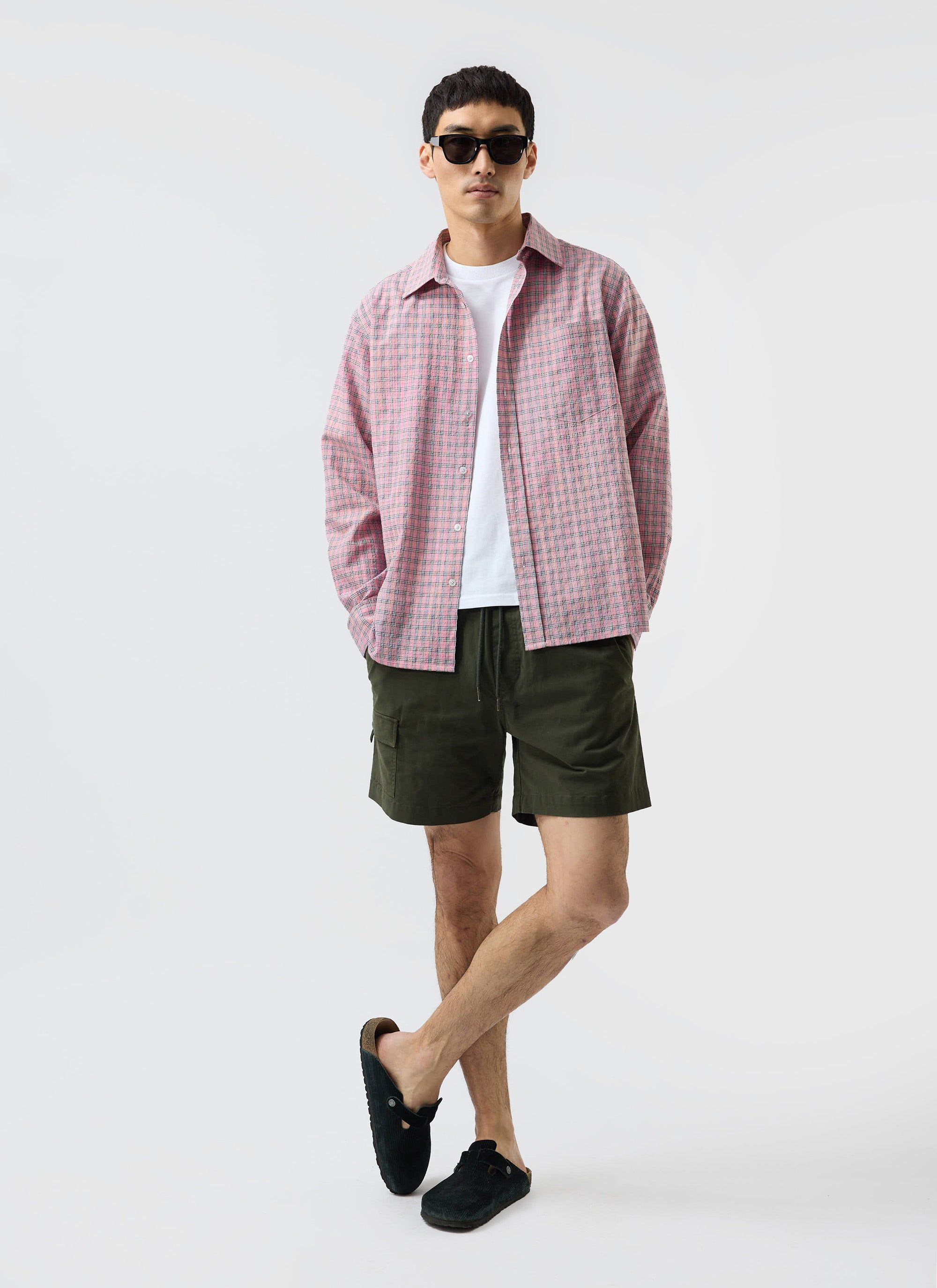 Cargo Shorts | Cotton | Forest