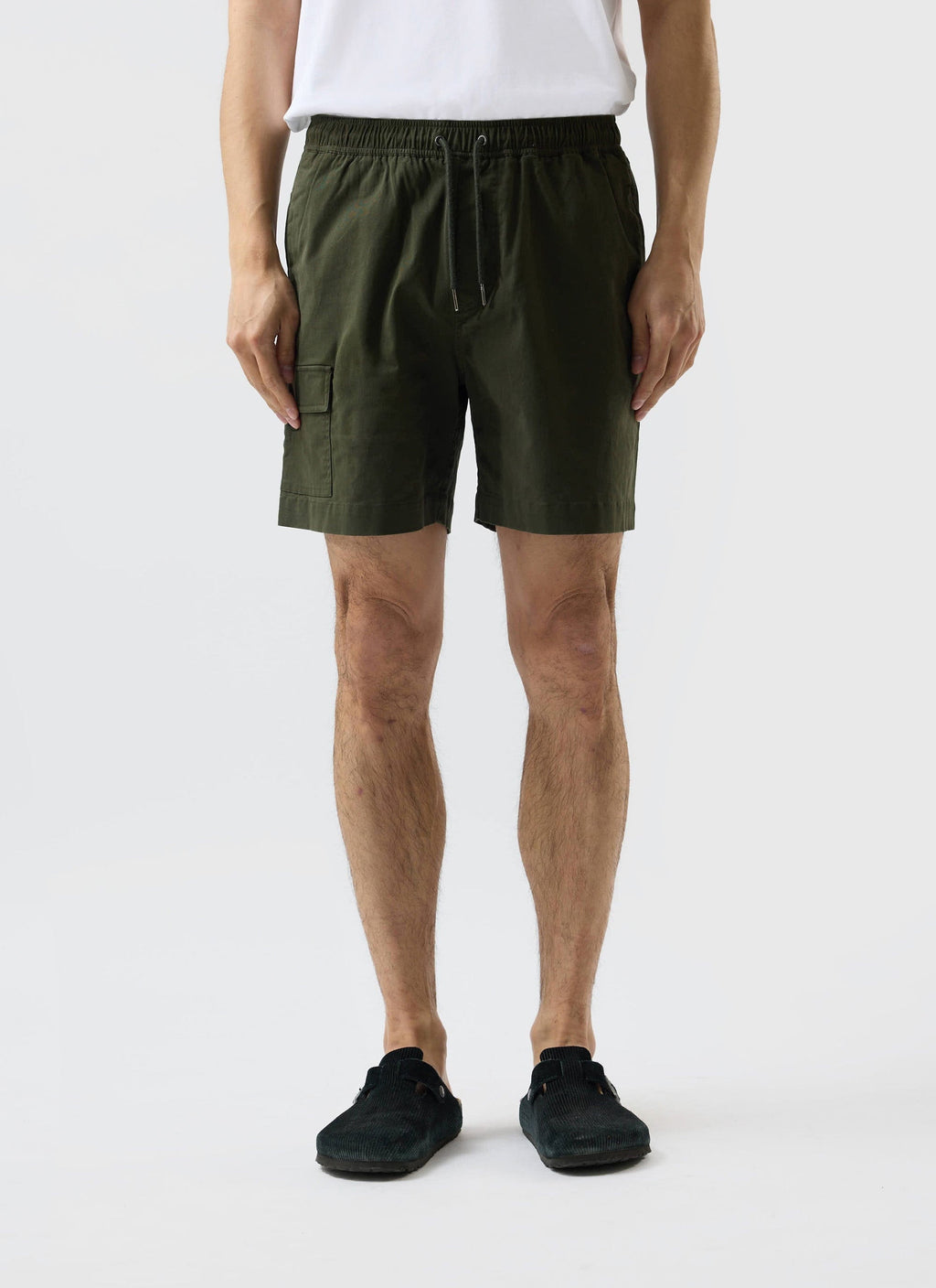 Cargo Shorts | Cotton | Forest