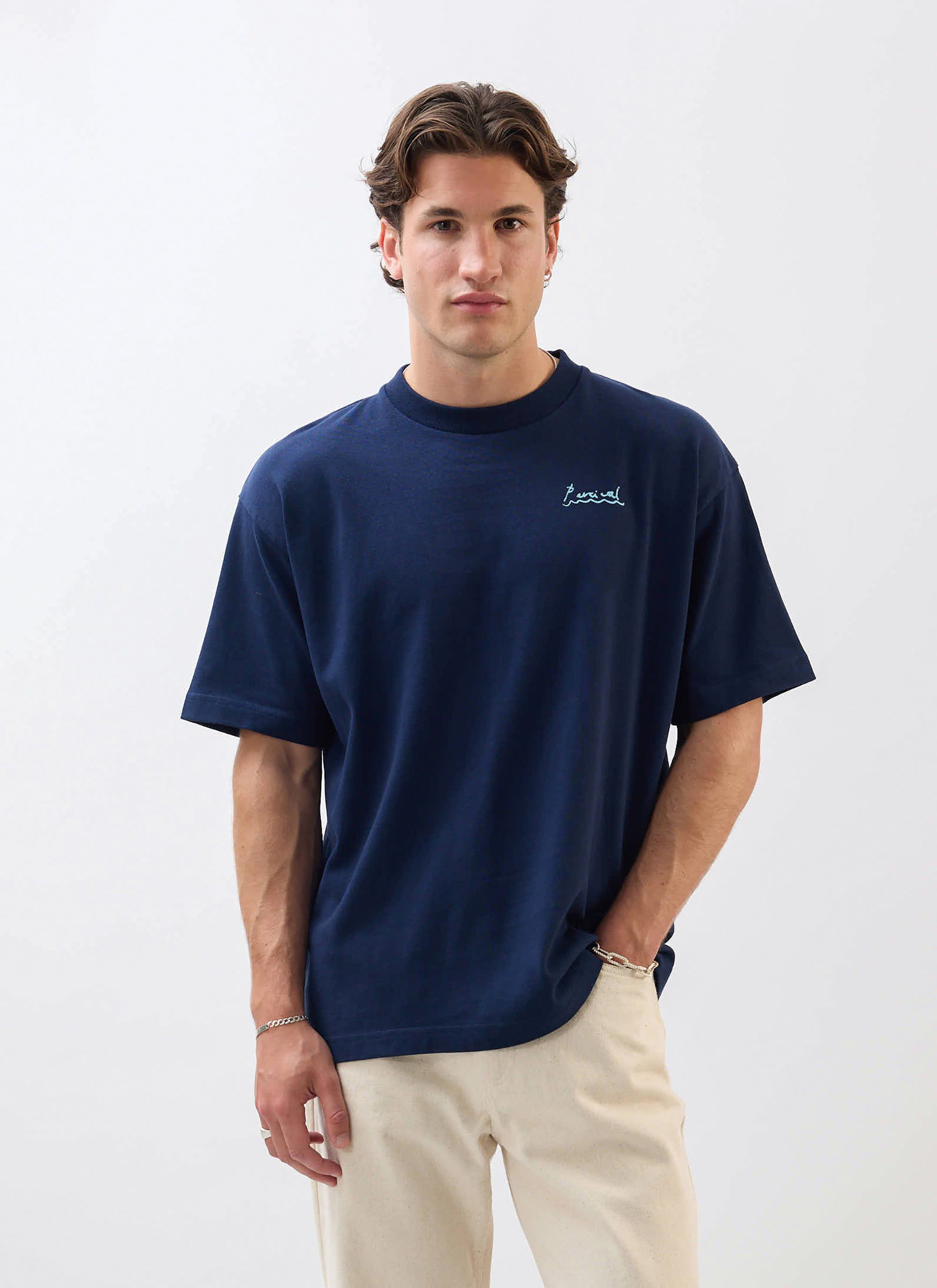 Amor Oversized T Shirt | Organic Cotton | Navy