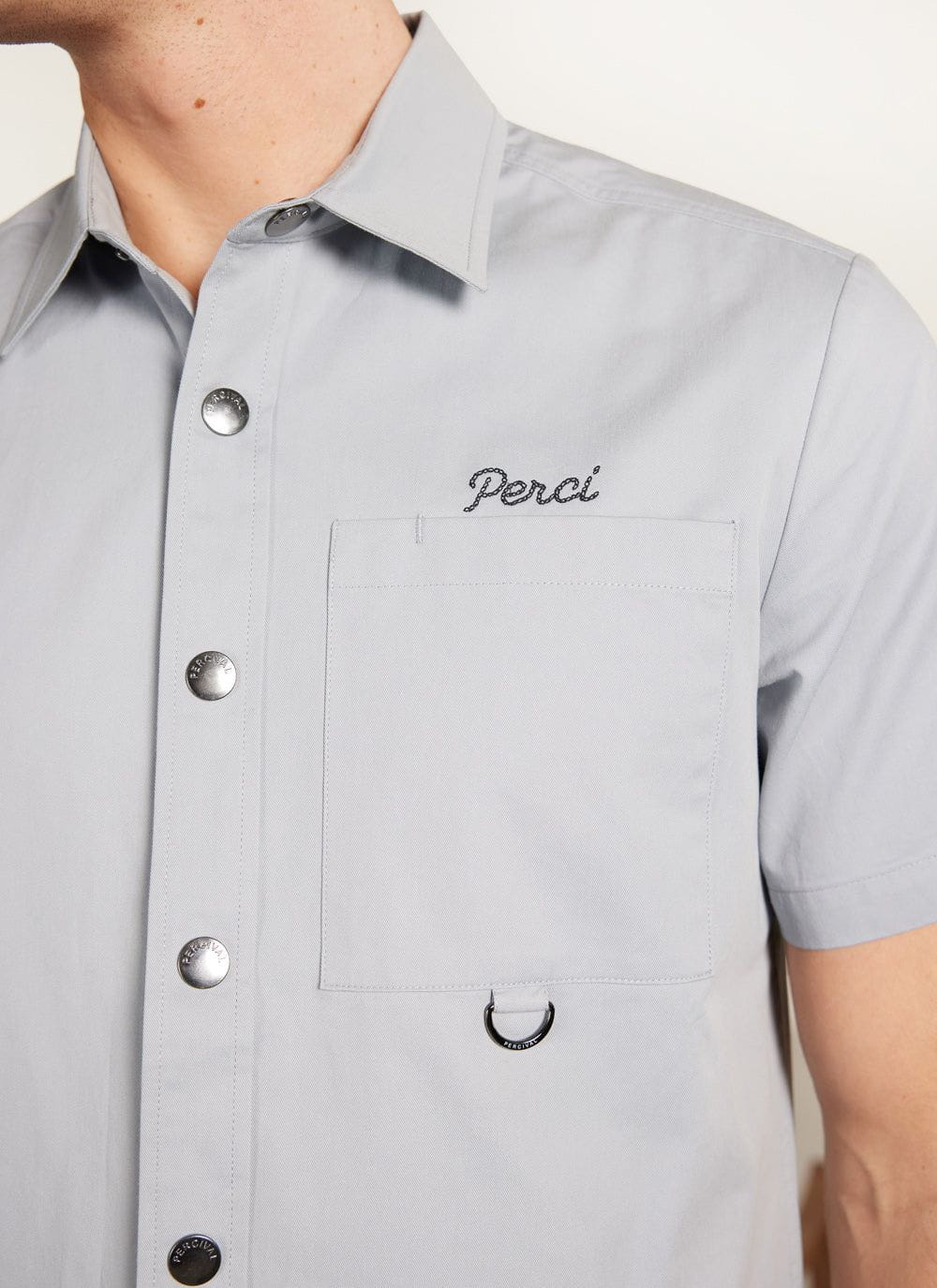 Auxiliary Boxy Clerk Shirt | Light Blue