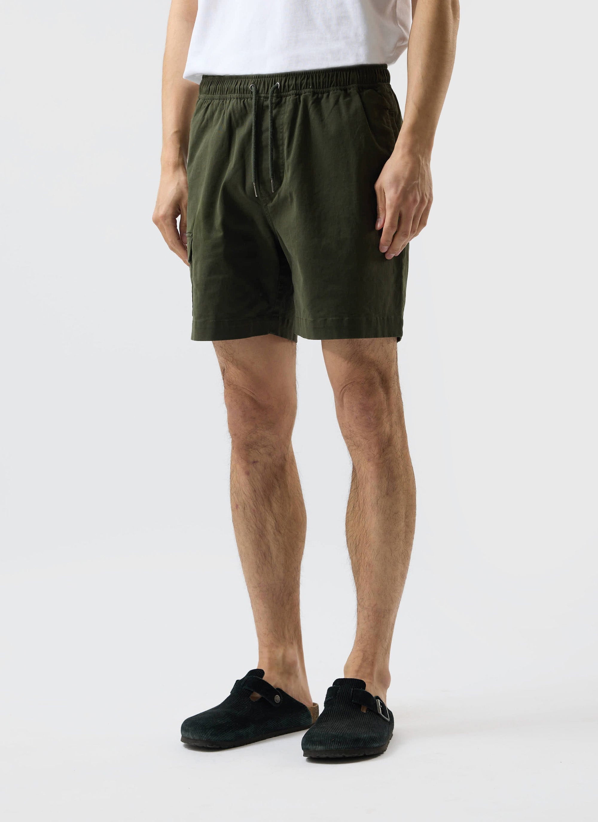 Cargo Shorts | Cotton | Forest
