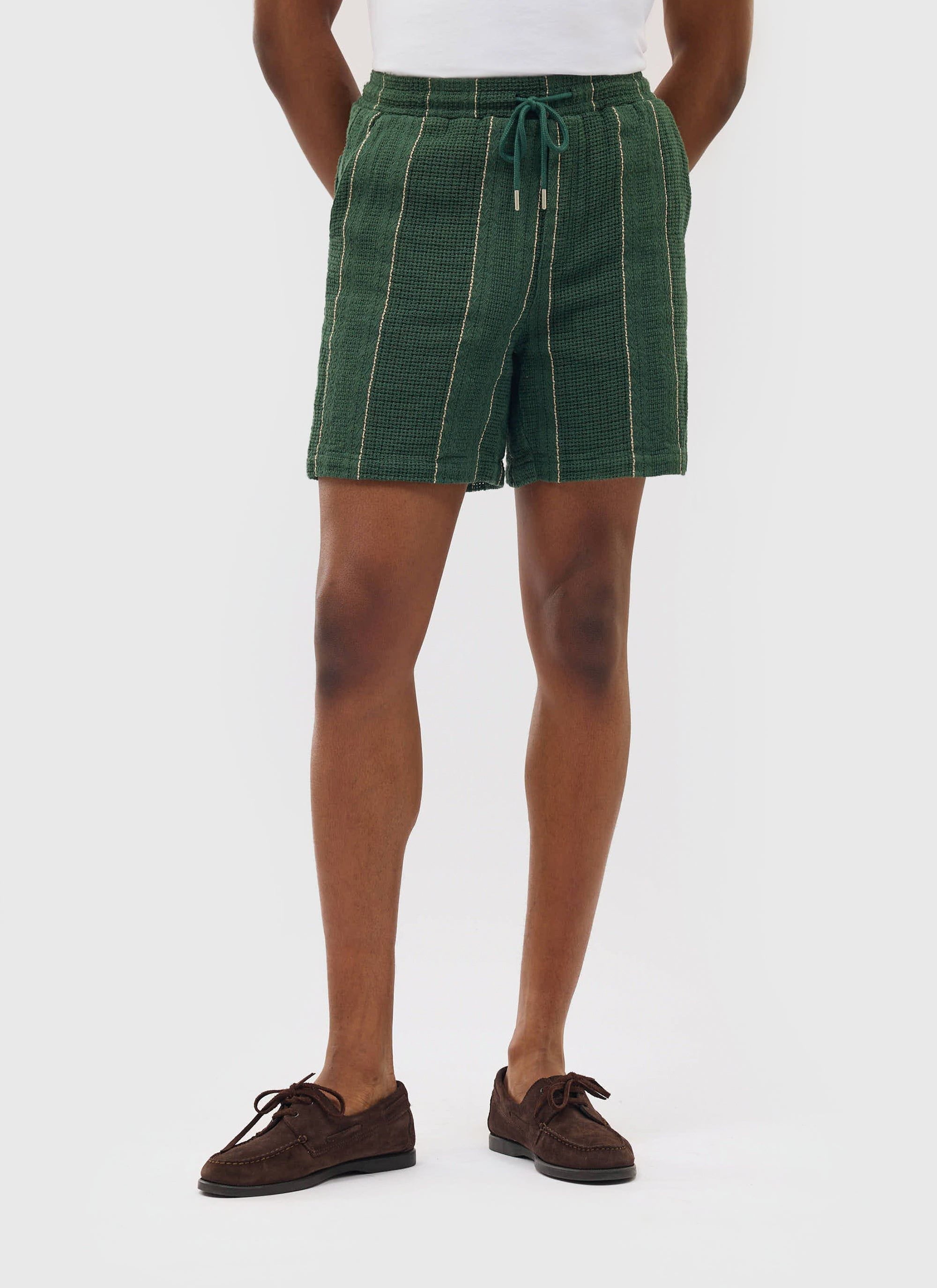Calabria Shorts | Cotton | Forest