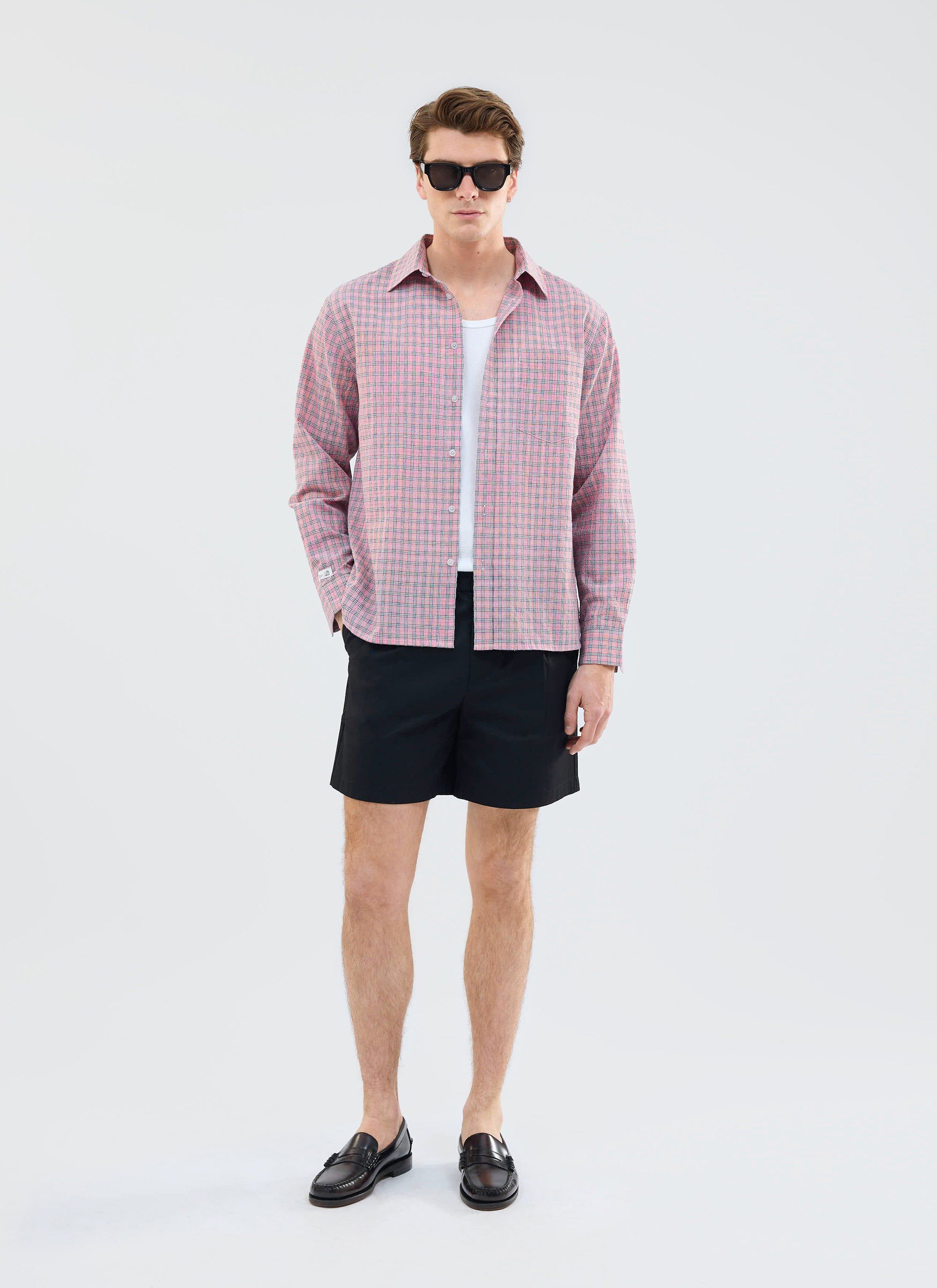 Enzo Tailored Shorts | Cotton | Black