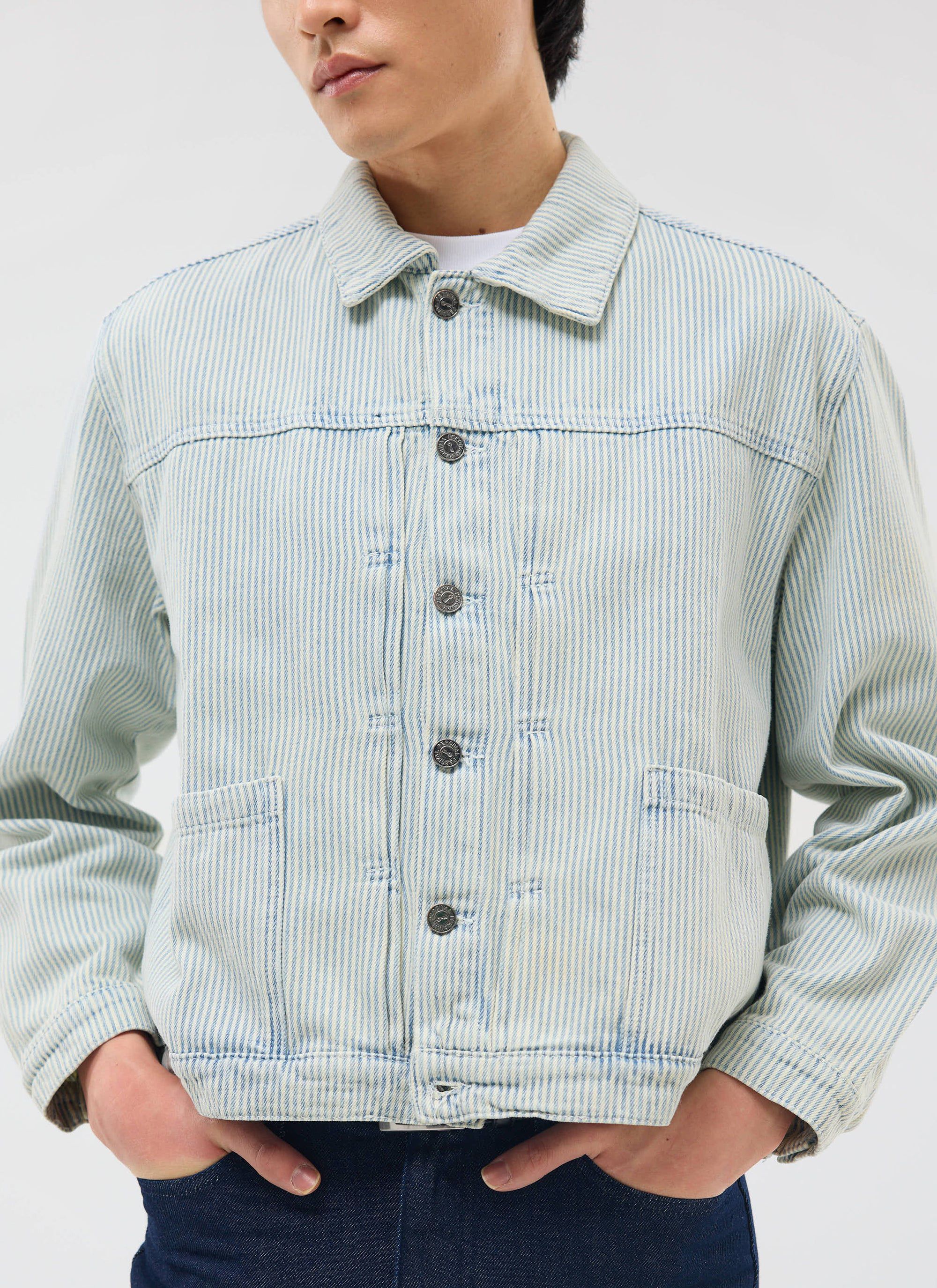 Bormio Jacket | Cotton | Hickory Stripe