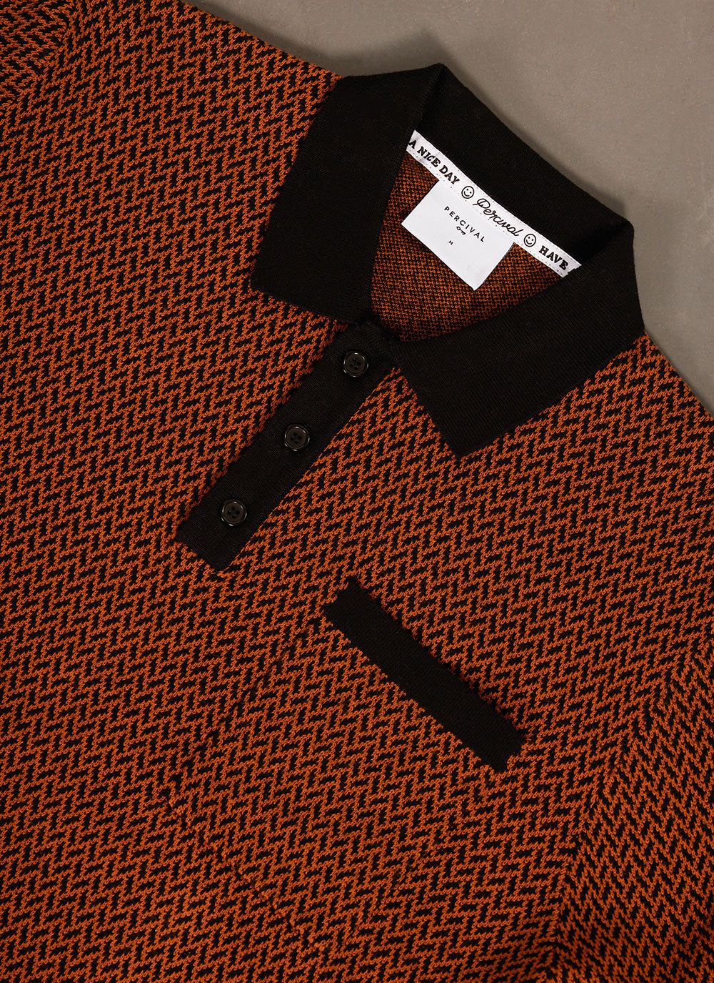 Casa Martini Knitted Polo | Cotton | Espresso