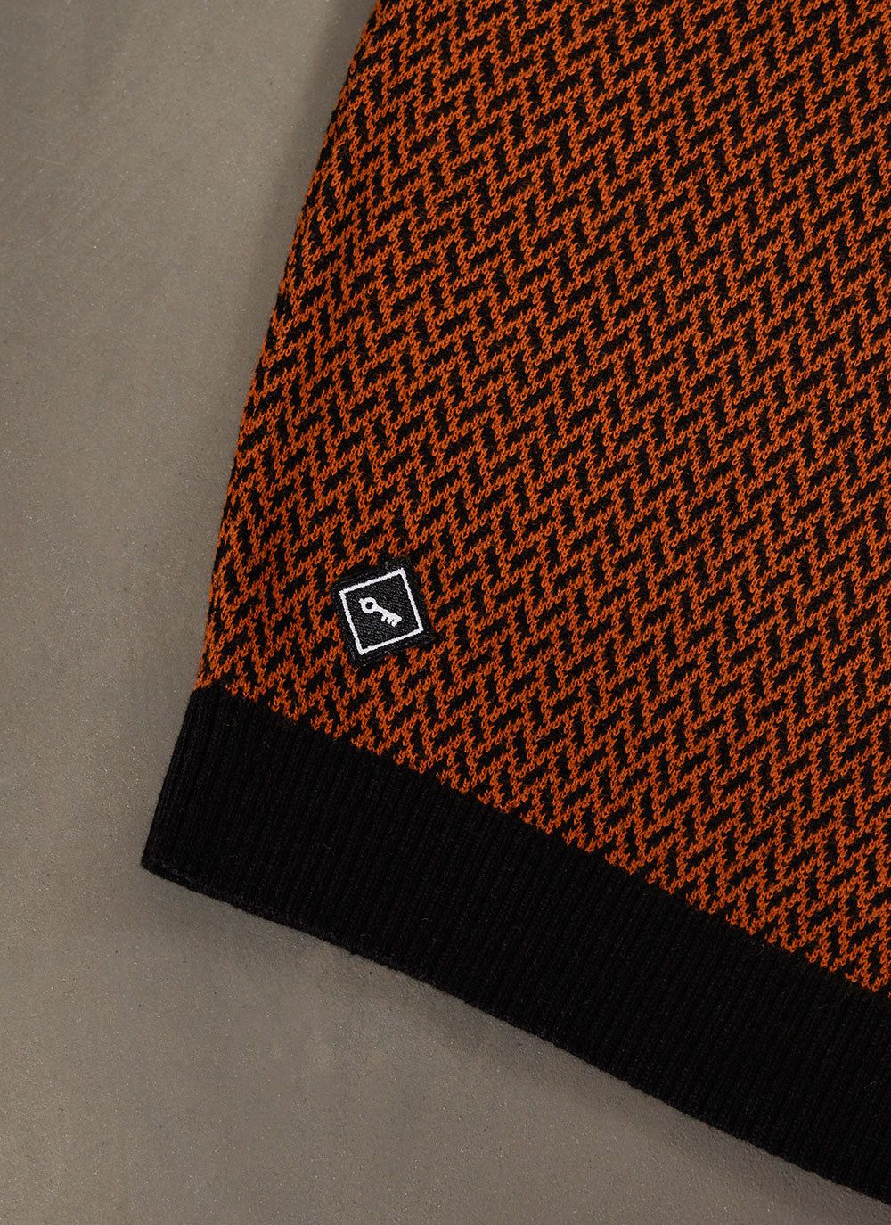 Casa Martini Knitted Polo | Cotton | Espresso