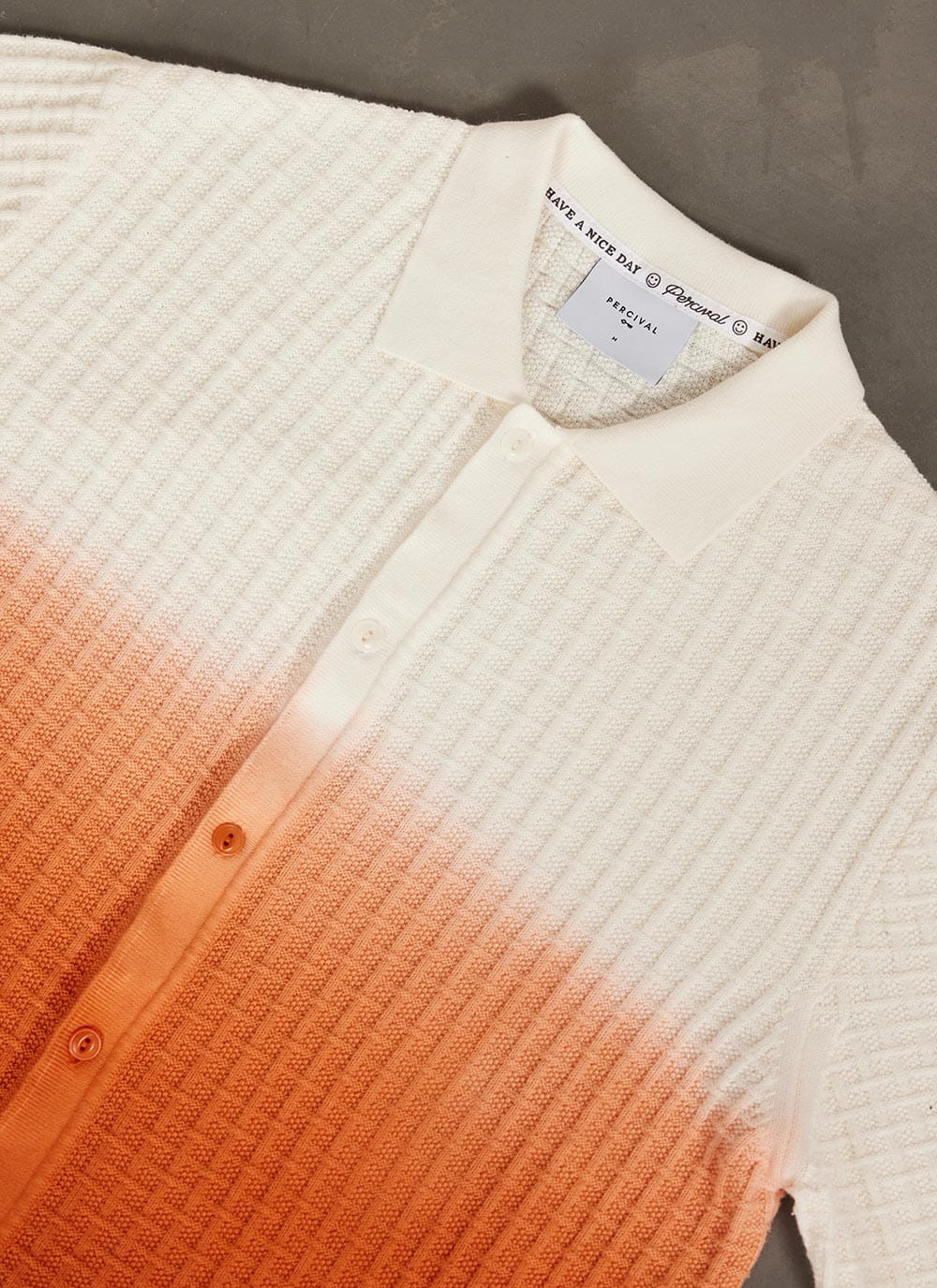 Dip Dab Knitted Shirt | Organic Cotton | Orange