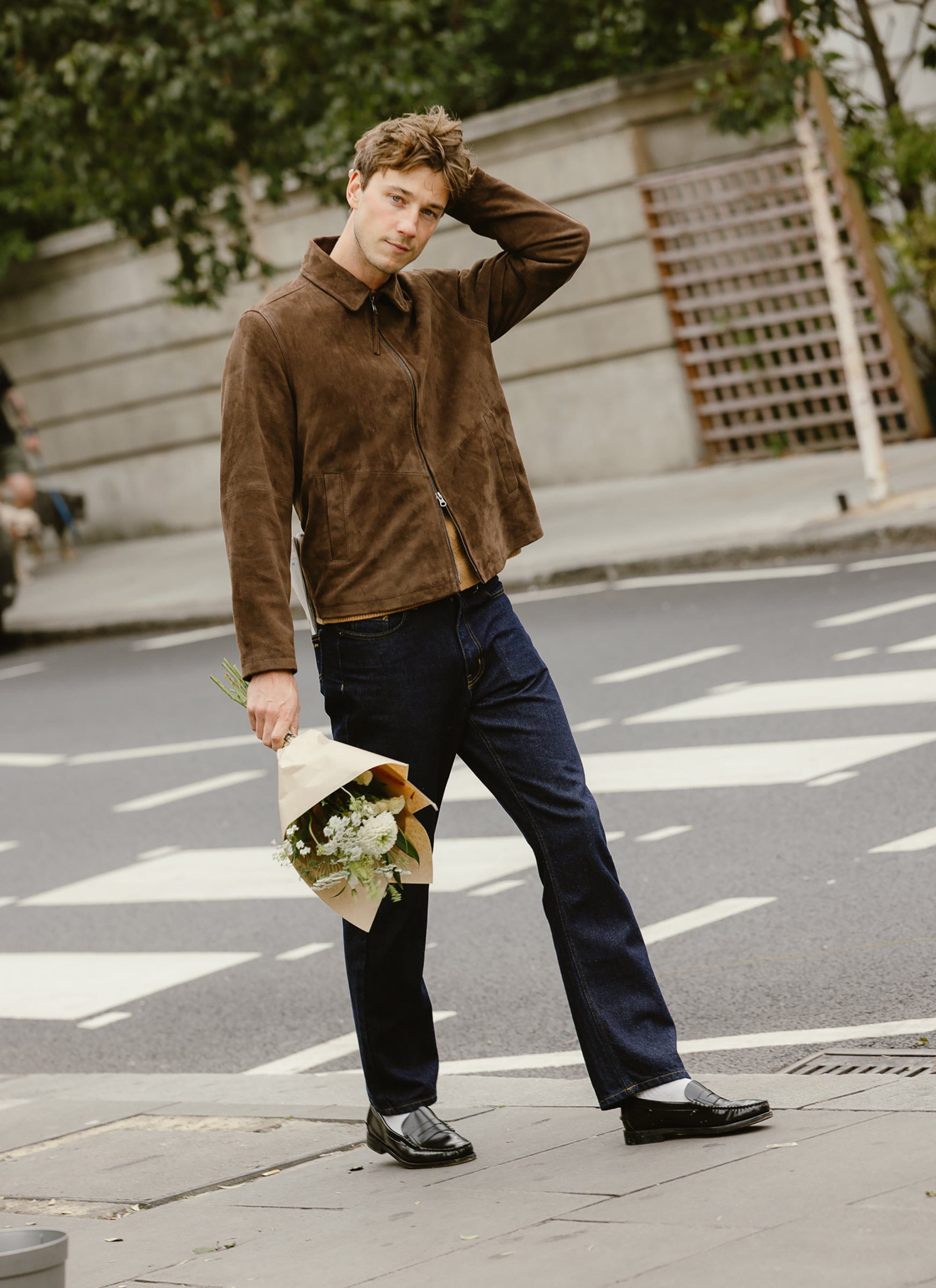 Prologue Soft Suede Jacket | Espresso Brown